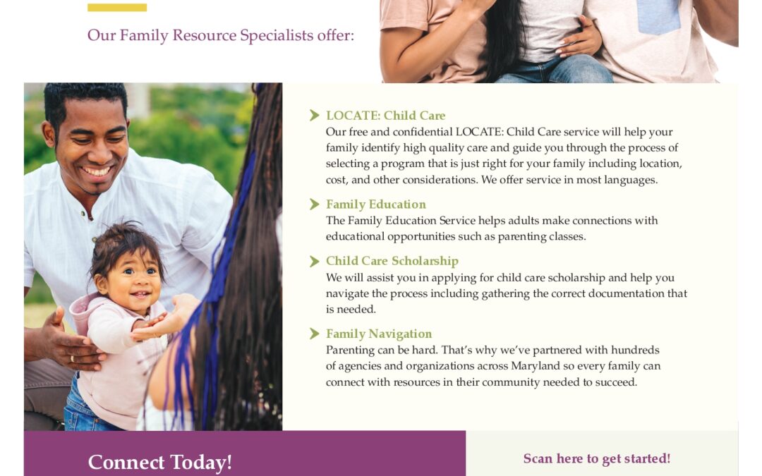 Family Resource Specialist CCRC Flyer (English)