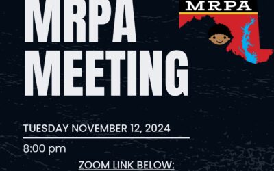 November MRPA Meeting – Tuesday, November 12th @ 8pm ET